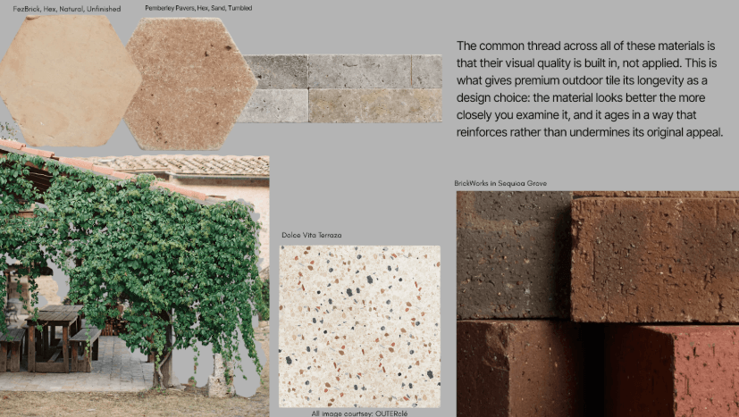 What Makes a Great Outdoor Tile for Modern Yard Design? Insights From OUTERclé