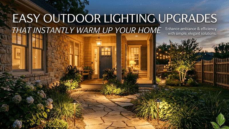 Easy Outdoor Lighting Upgrades That Instantly Warm Up Your Home
