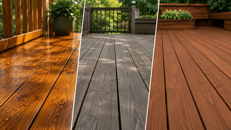 Oil-Based, Water-Based, or Solid Stain: Which Type Actually Suits Your Deck