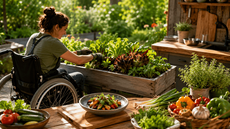 Accessible Gardening and Farm-to-Table Cooking: Growing Independence from Soil to Table