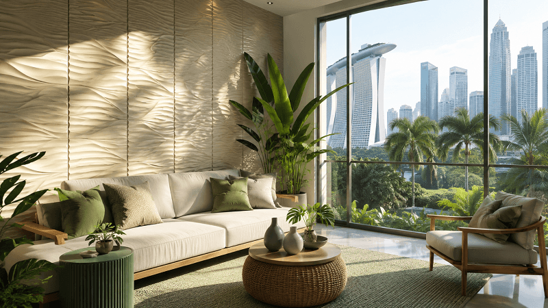 How Singapore’s Tropical Climate Influences Smart Wall Covering Decisions in Homes