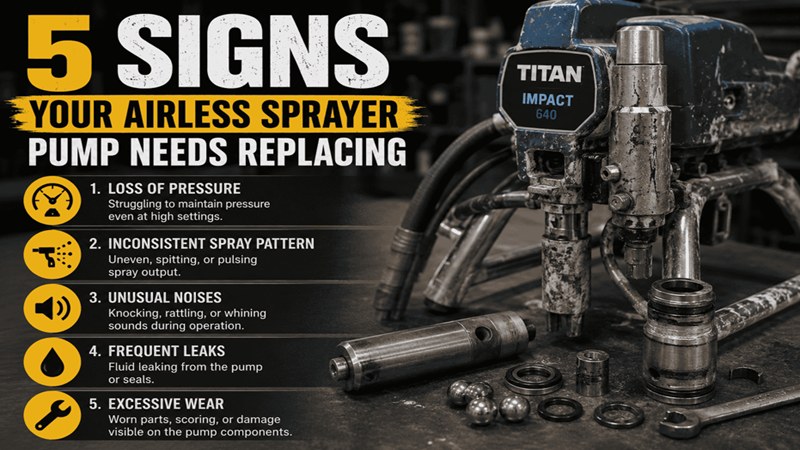 5 Signs Your Airless Sprayer Pump Needs Replacing