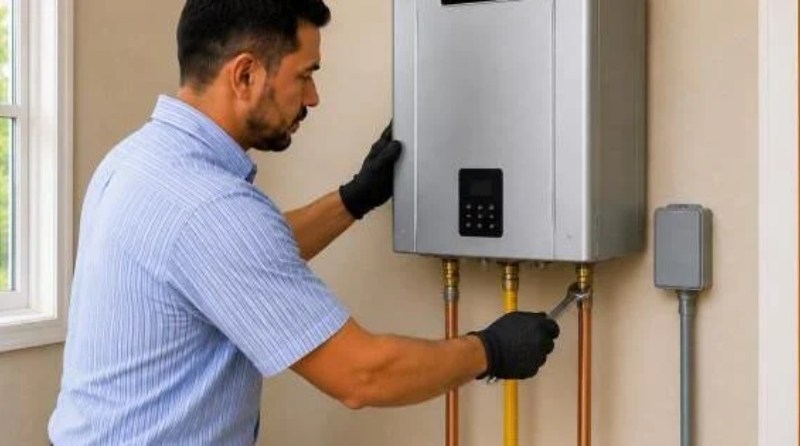 hot water system installation cost