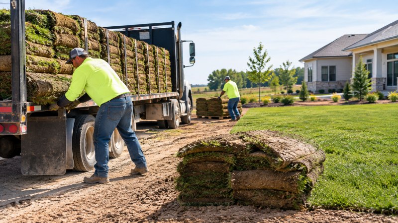 Job-Site Sod Delivery