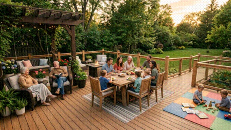 Multigenerational Deck Design Ideas